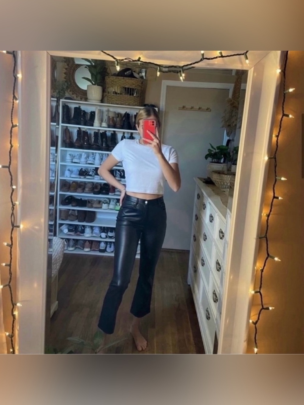 PISTOLA Lennon High Rise Cropped Boot Pant in Slate Black from revolve - Picture 7 of 14